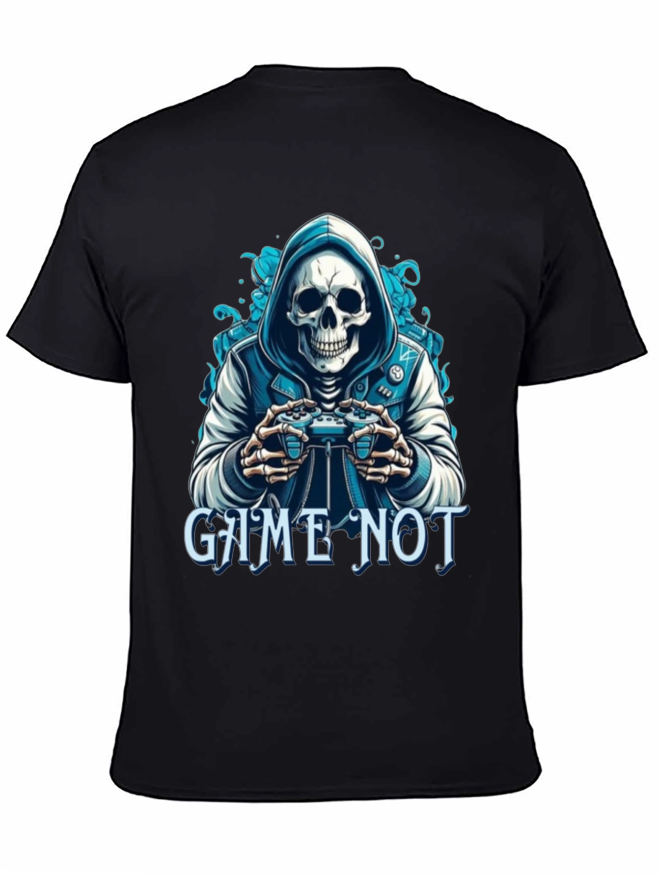 Game Not Over Skull Gamer T-Shirt