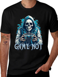 Game Not Over Skull Gamer T-Shirt
