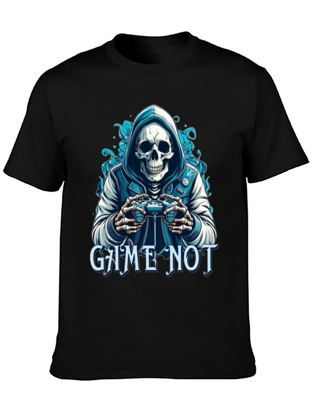 Game Not Over Skull Gamer T-Shirt