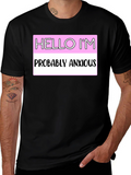 Anxious Introvert Graphic Tee - Express Yourself!