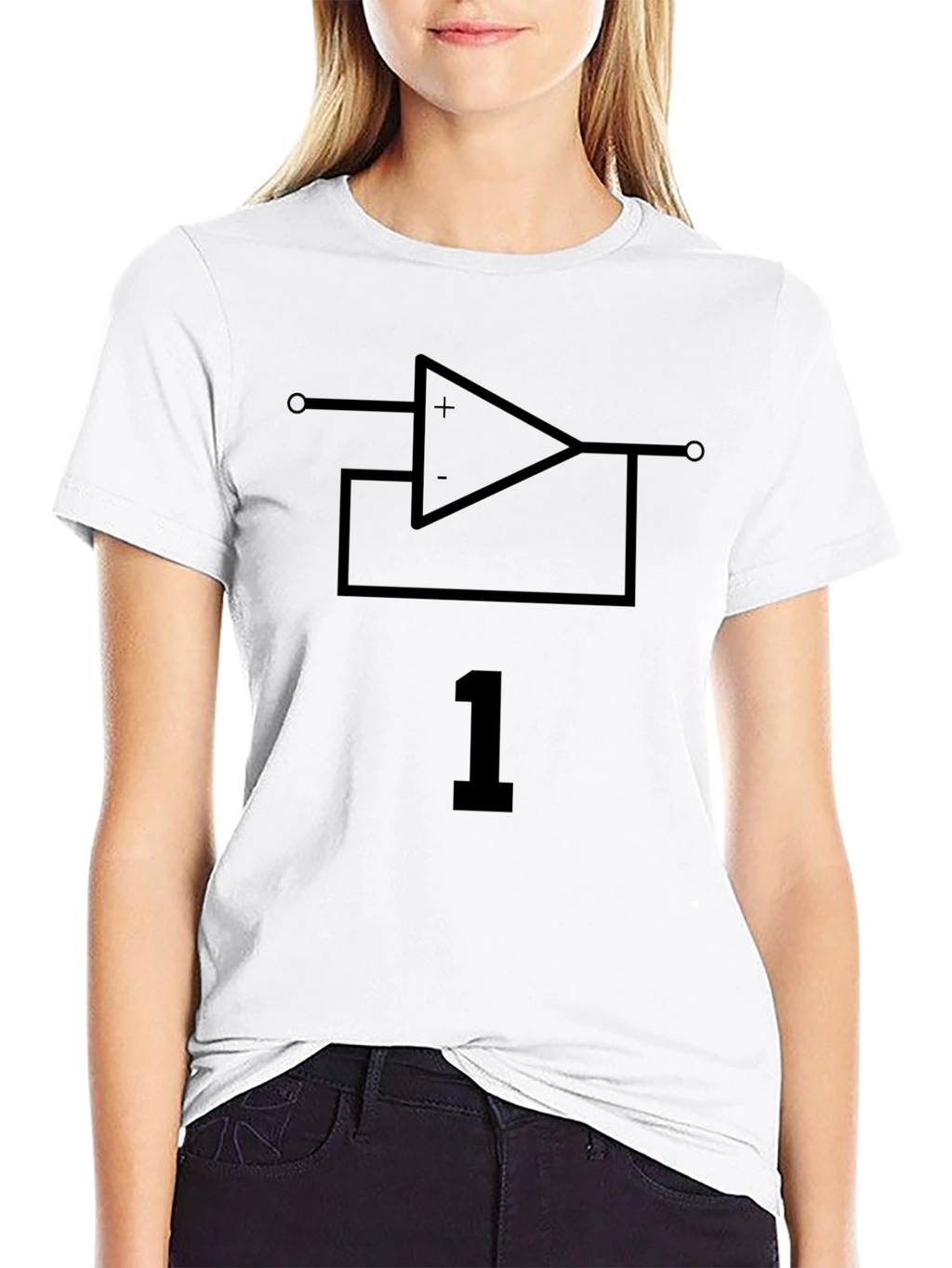 Op-Amp Schematic T-Shirt - Black