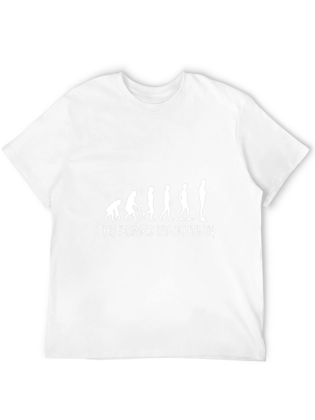 Beard Evolution T-Shirt Funny Bearded Man Tee