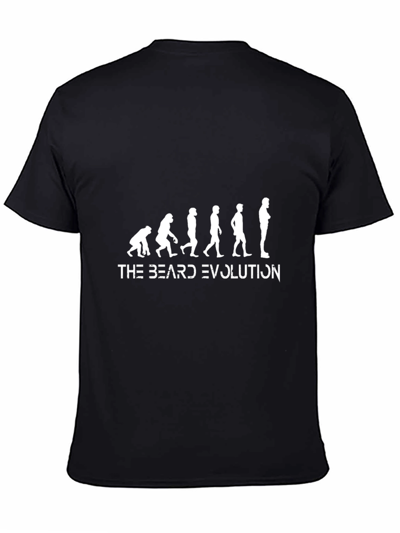 Beard Evolution T-Shirt Funny Bearded Man Tee