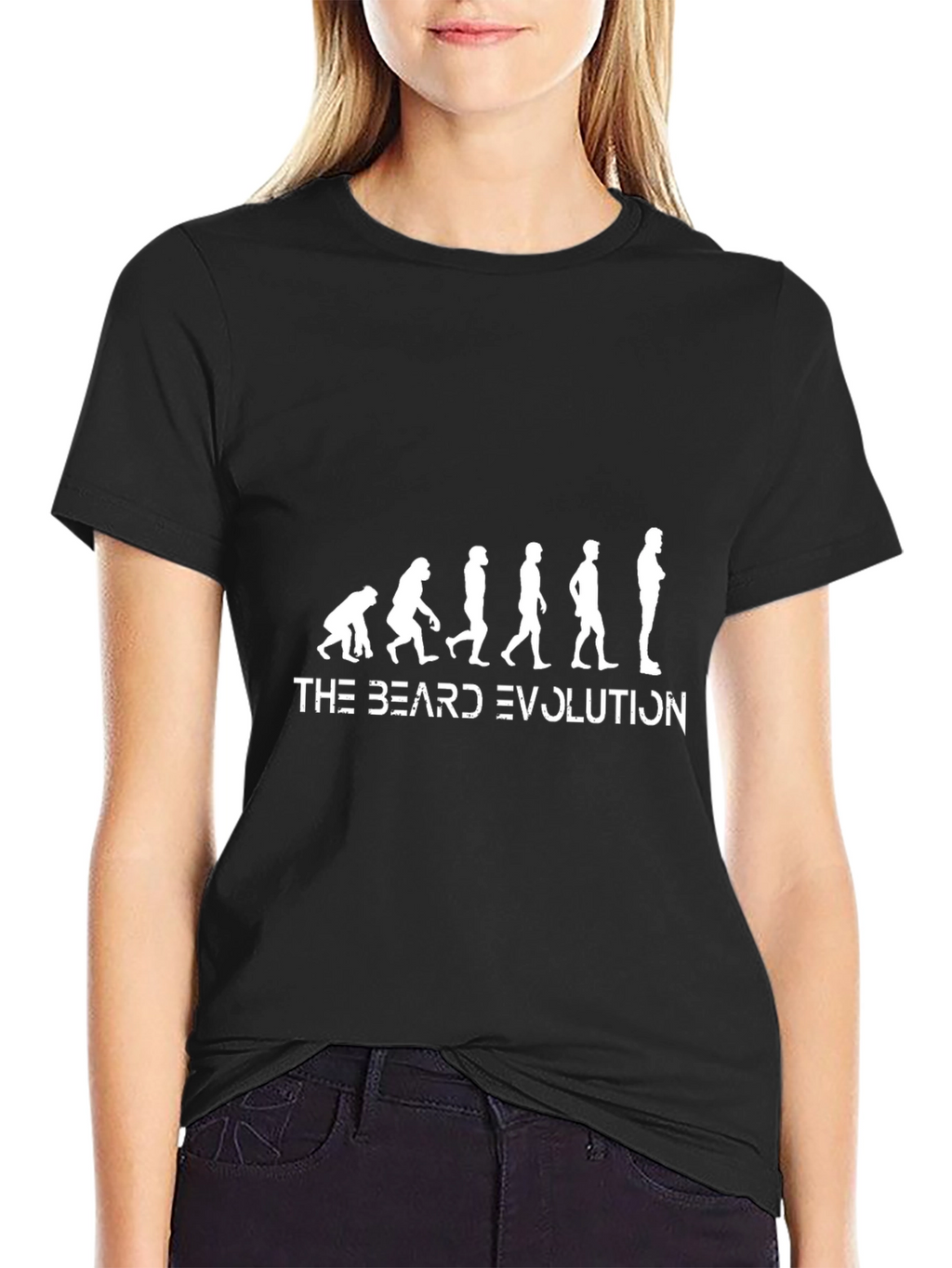 Beard Evolution T-Shirt Funny Bearded Man Tee