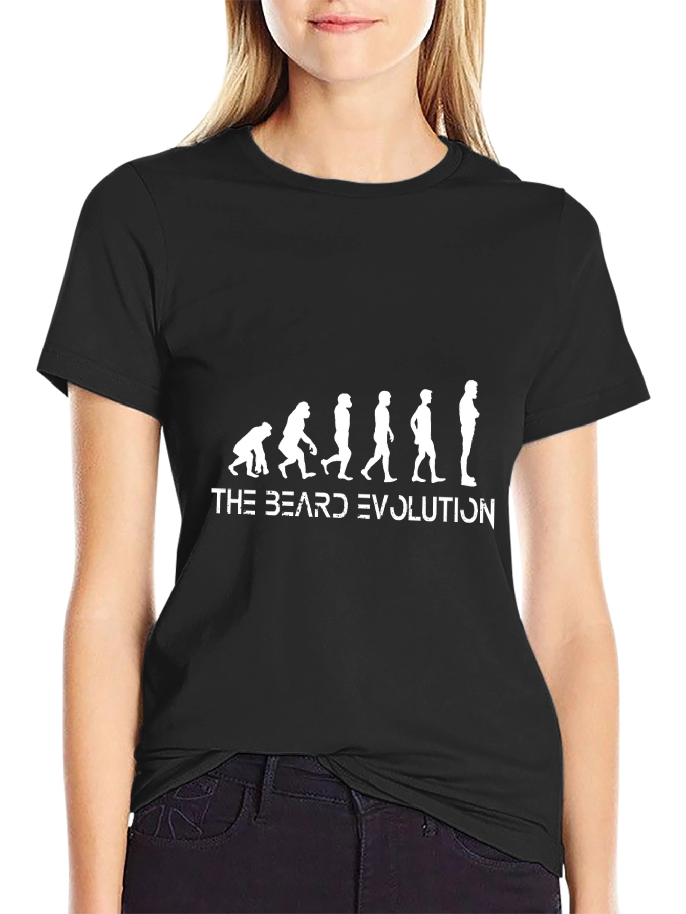 Beard Evolution T-Shirt Funny Bearded Man Tee