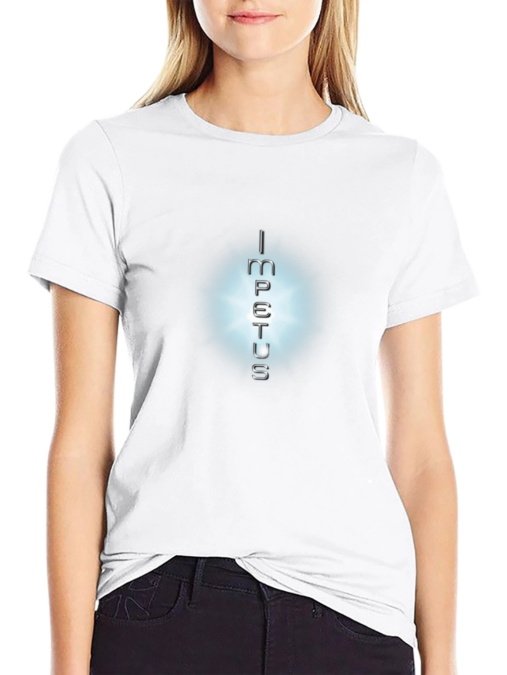 Impetus Graphic Tee: Soft Black Cotton T-Shirt