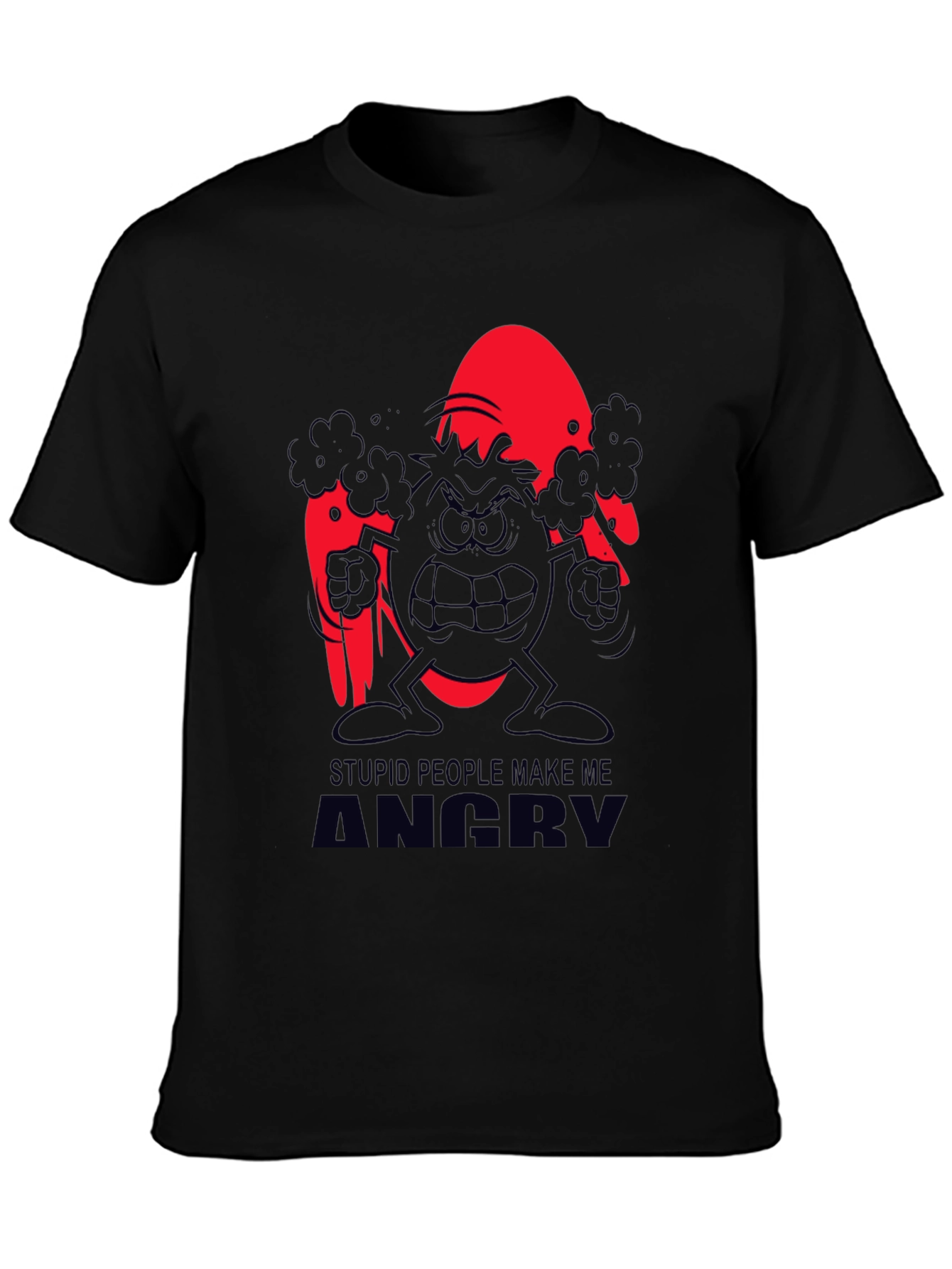 Angry Egg Graphic T-Shirt