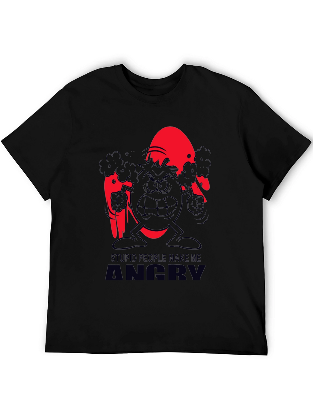 Angry Egg Graphic T-Shirt