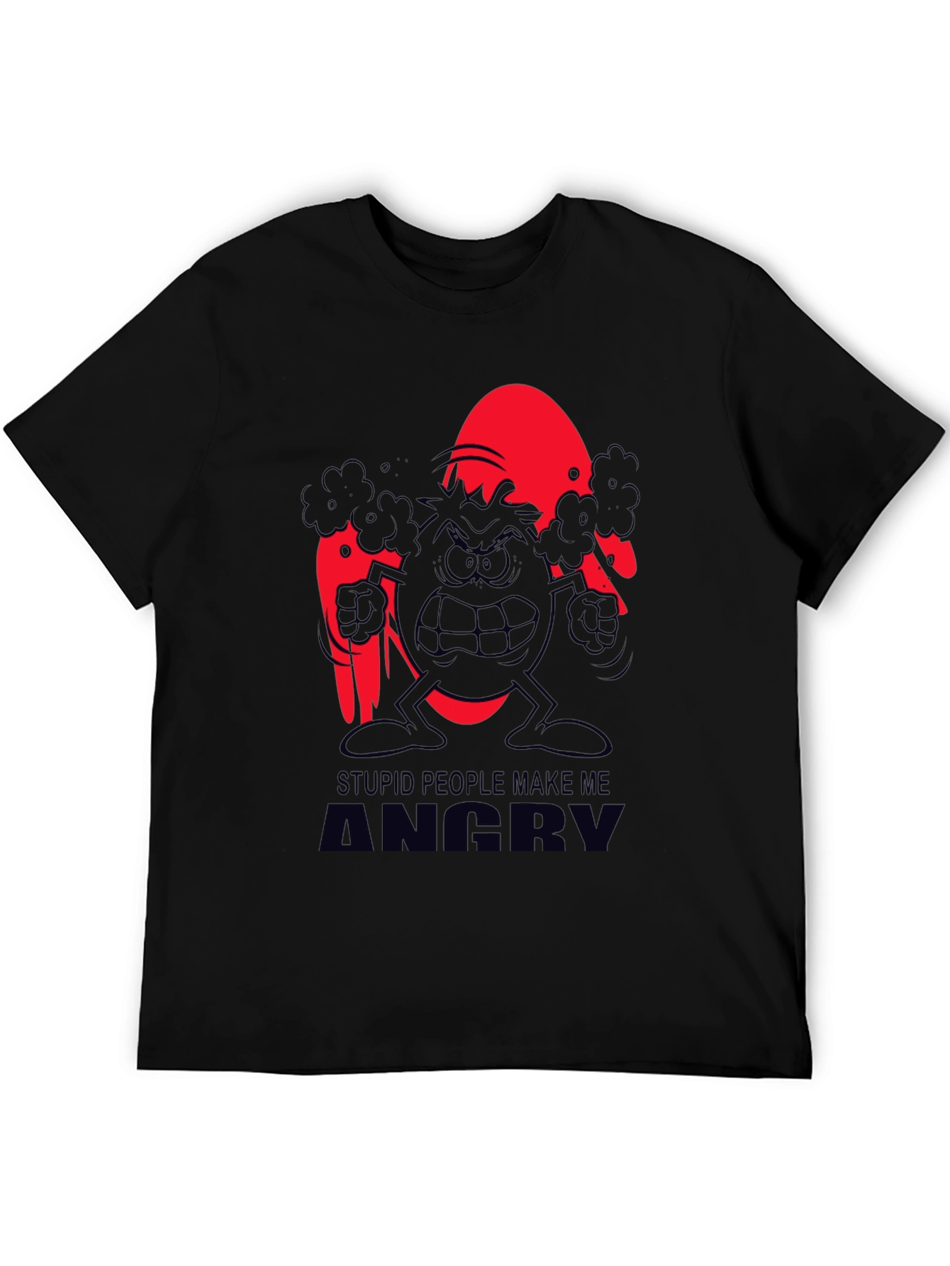Angry Egg Graphic T-Shirt