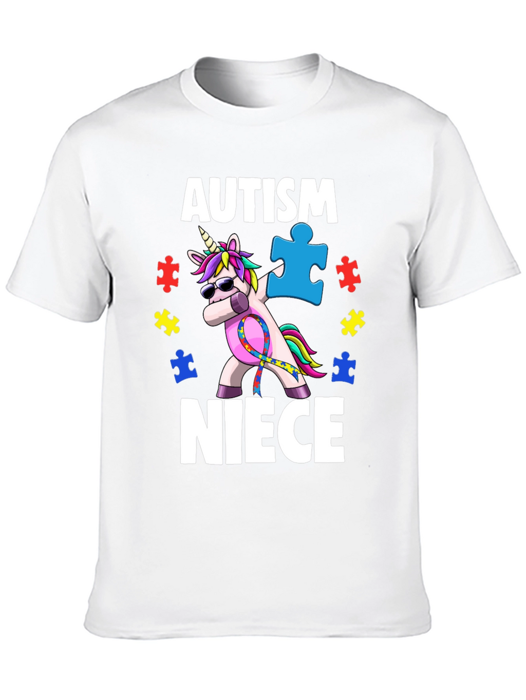 Autism Niece Unicorn T-Shirt