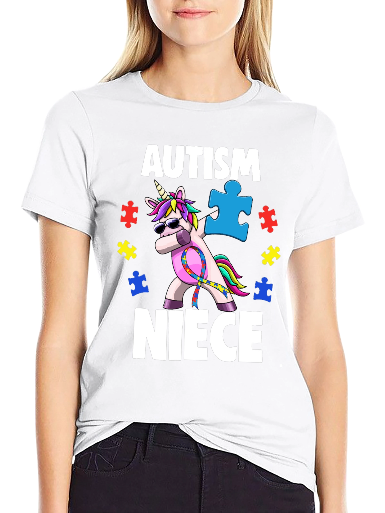 Autism Niece Unicorn T-Shirt