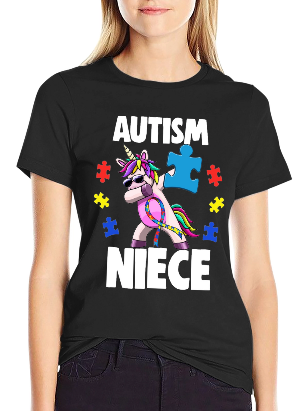 Autism Niece Unicorn T-Shirt