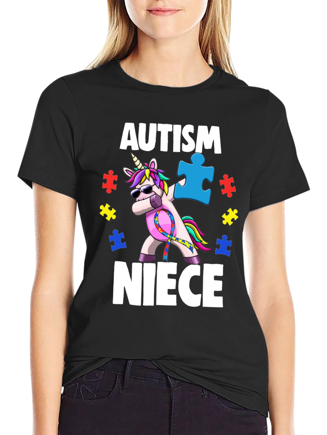 Autism Niece Unicorn T-Shirt