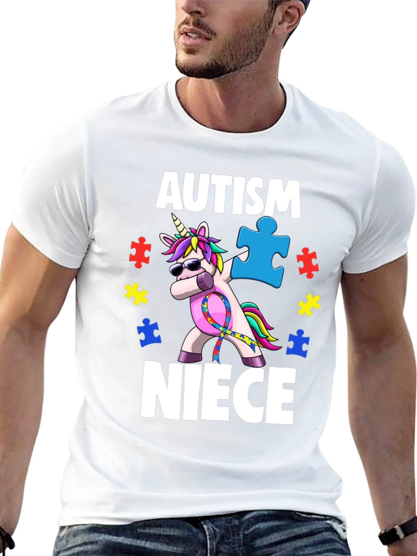 Autism Niece Unicorn T-Shirt