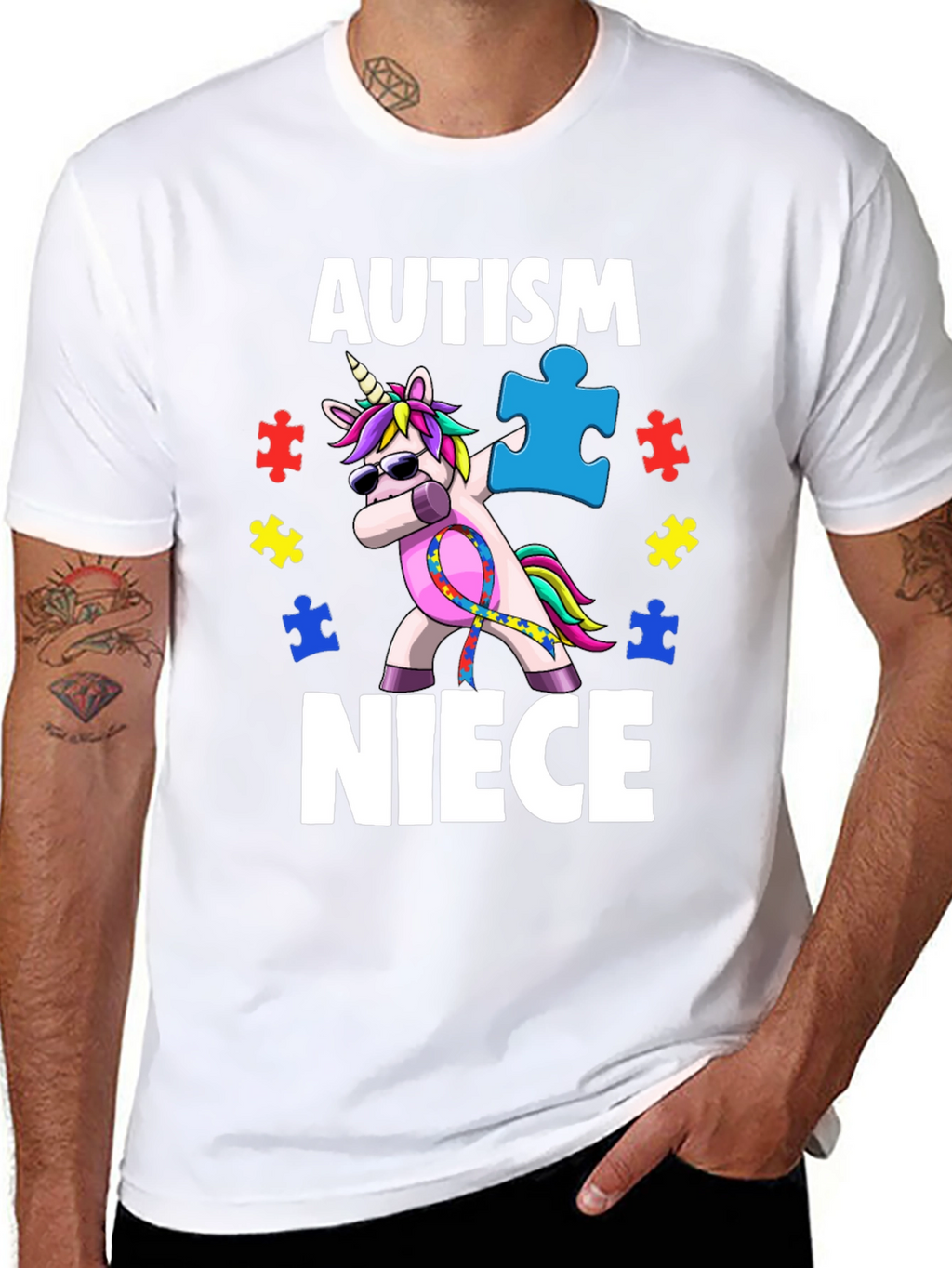 Autism Niece Unicorn T-Shirt