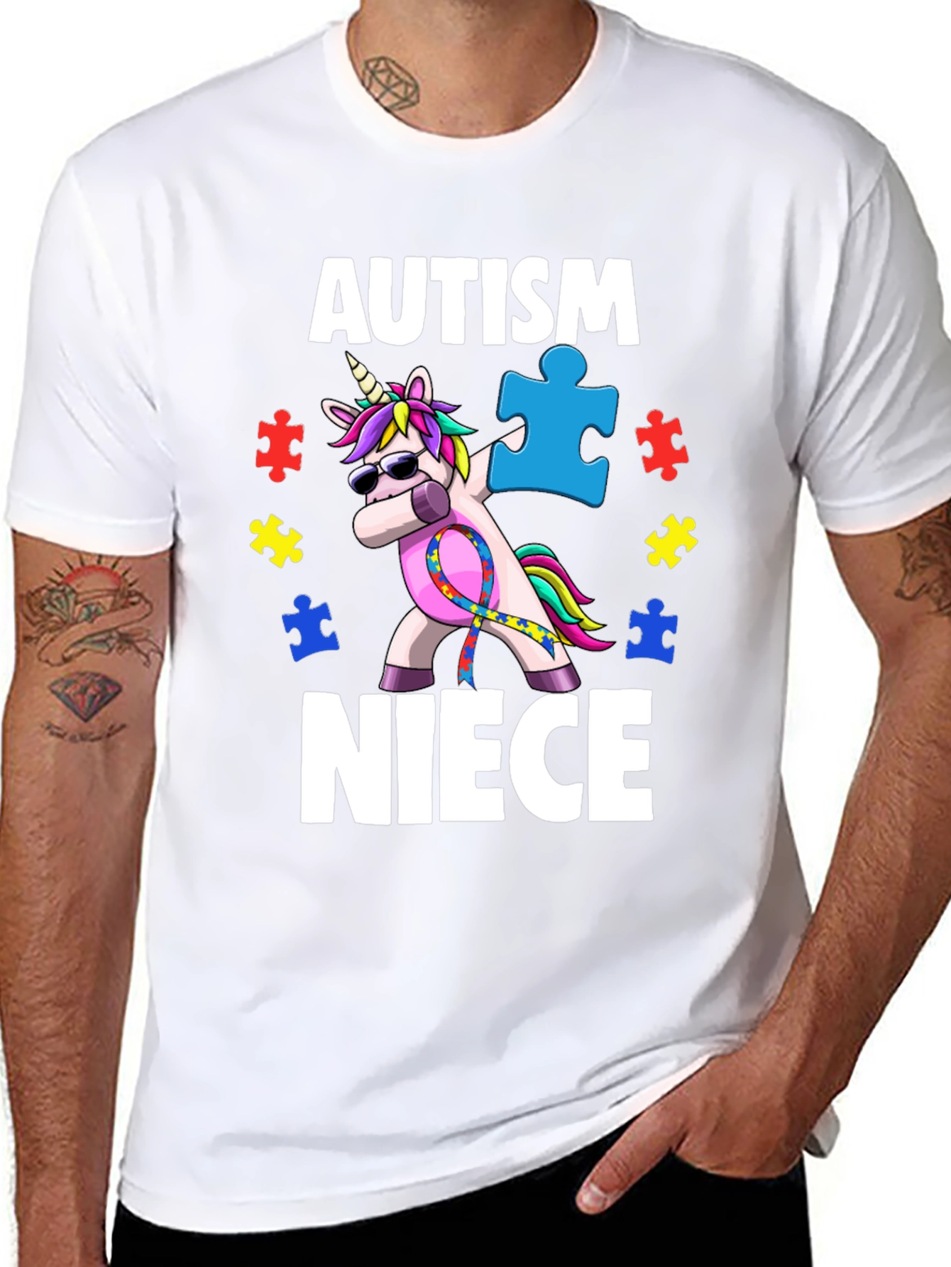 Autism Niece Unicorn T-Shirt
