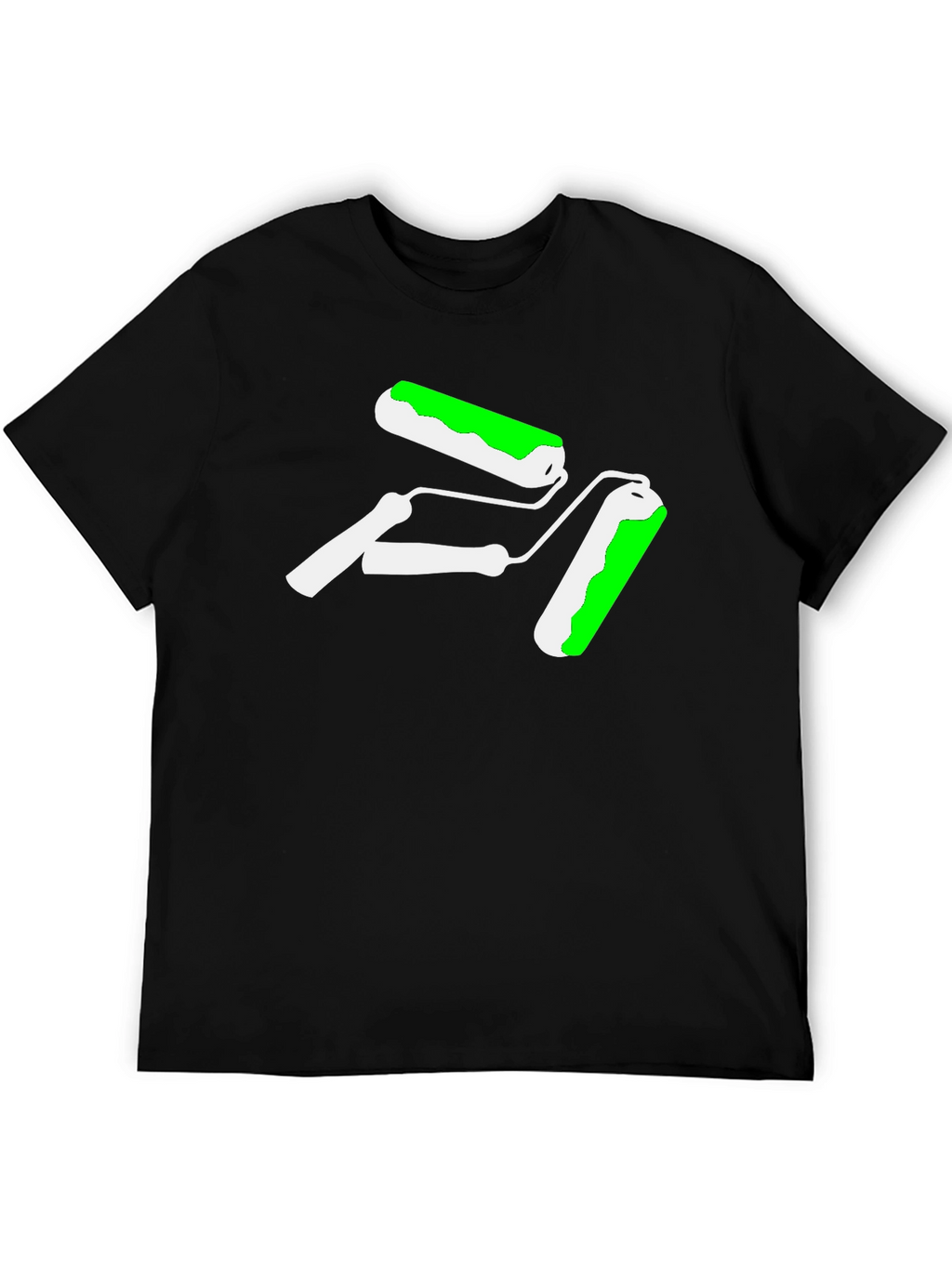 Paint Roller Graphic Tee - Cool Painter T-Shirt