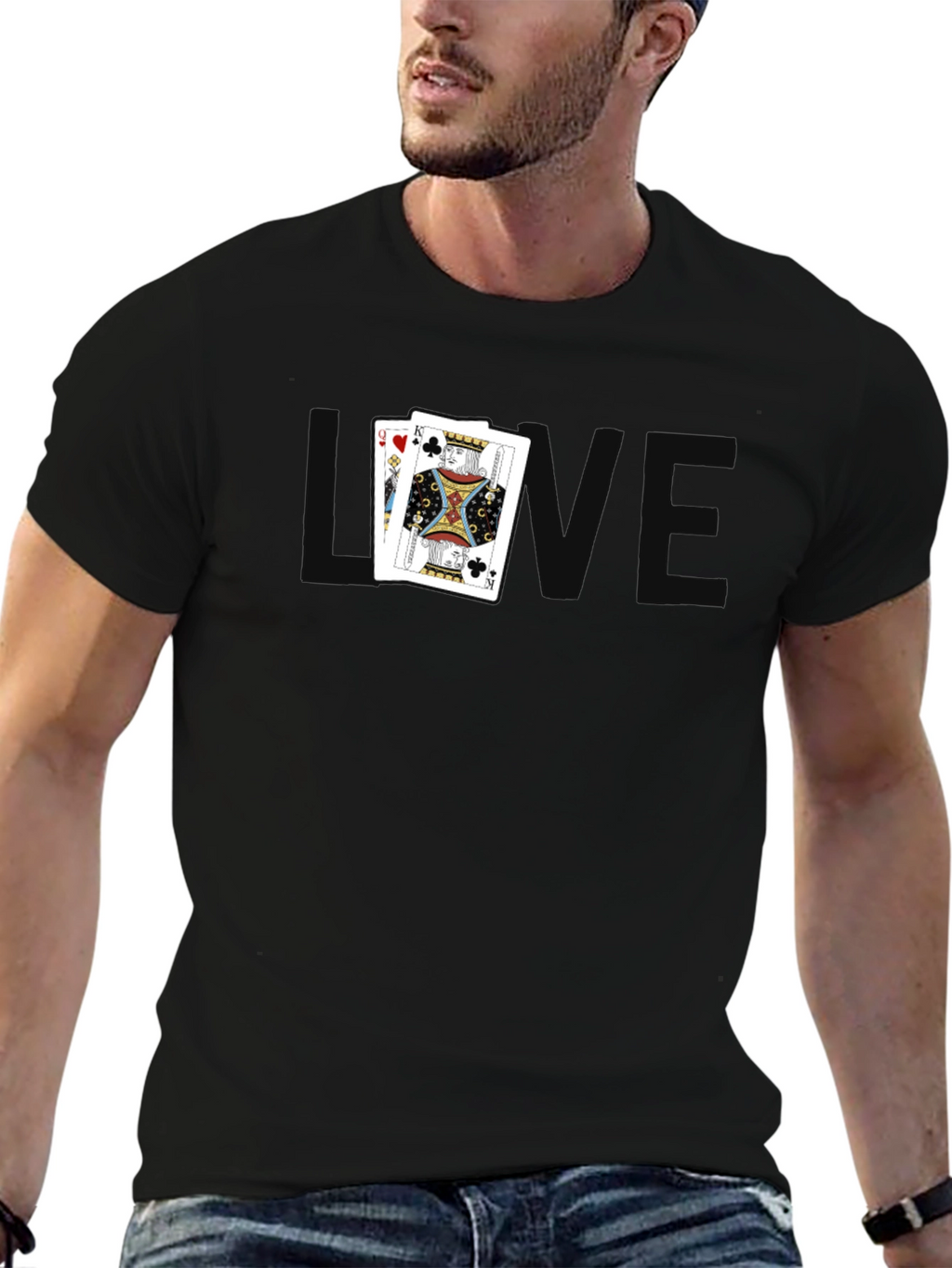 King and Queen Card Graphic Tee