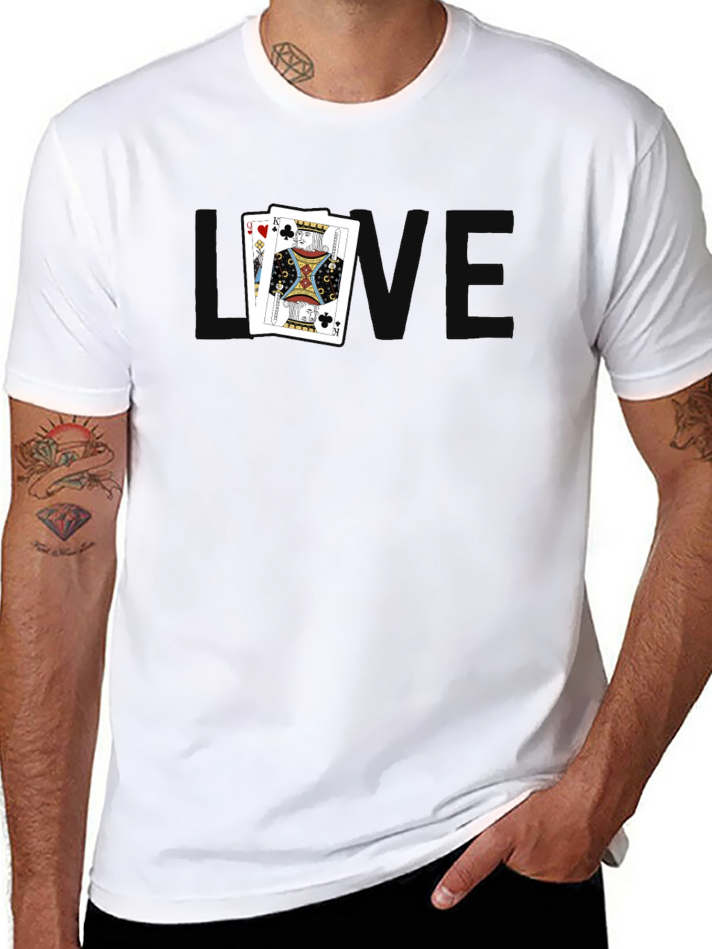 King and Queen Card Graphic Tee