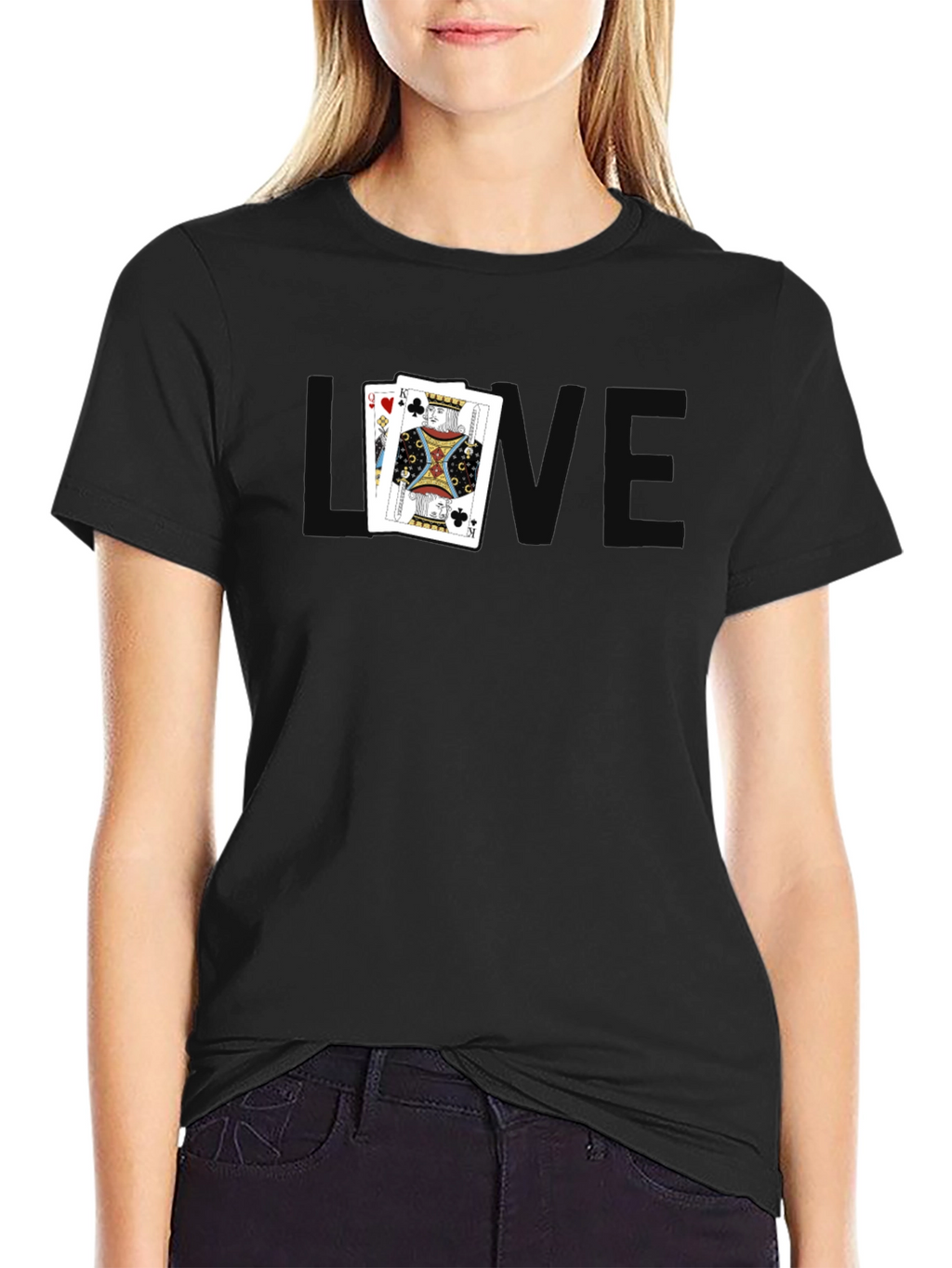 King and Queen Card Graphic Tee