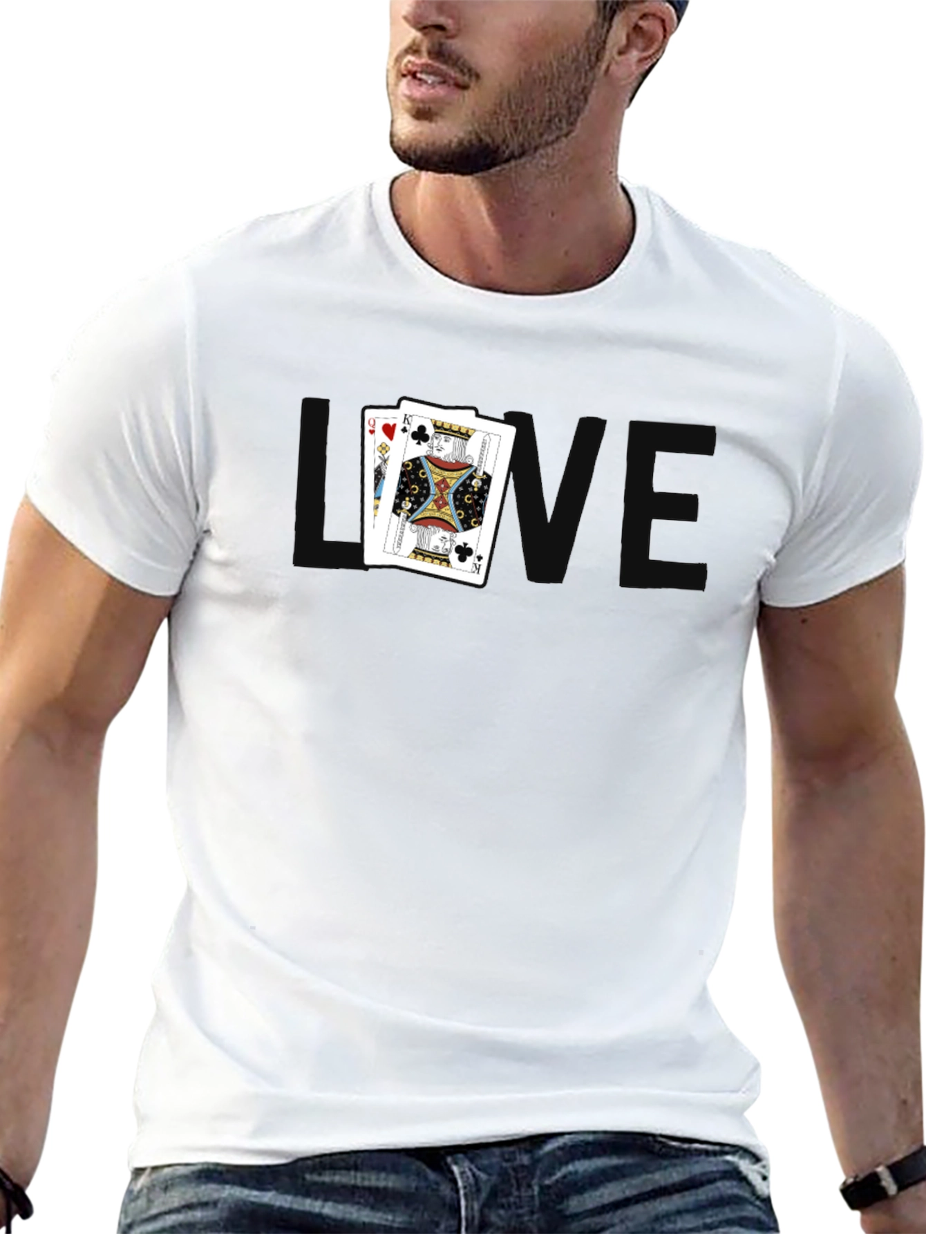 King and Queen Card Graphic Tee