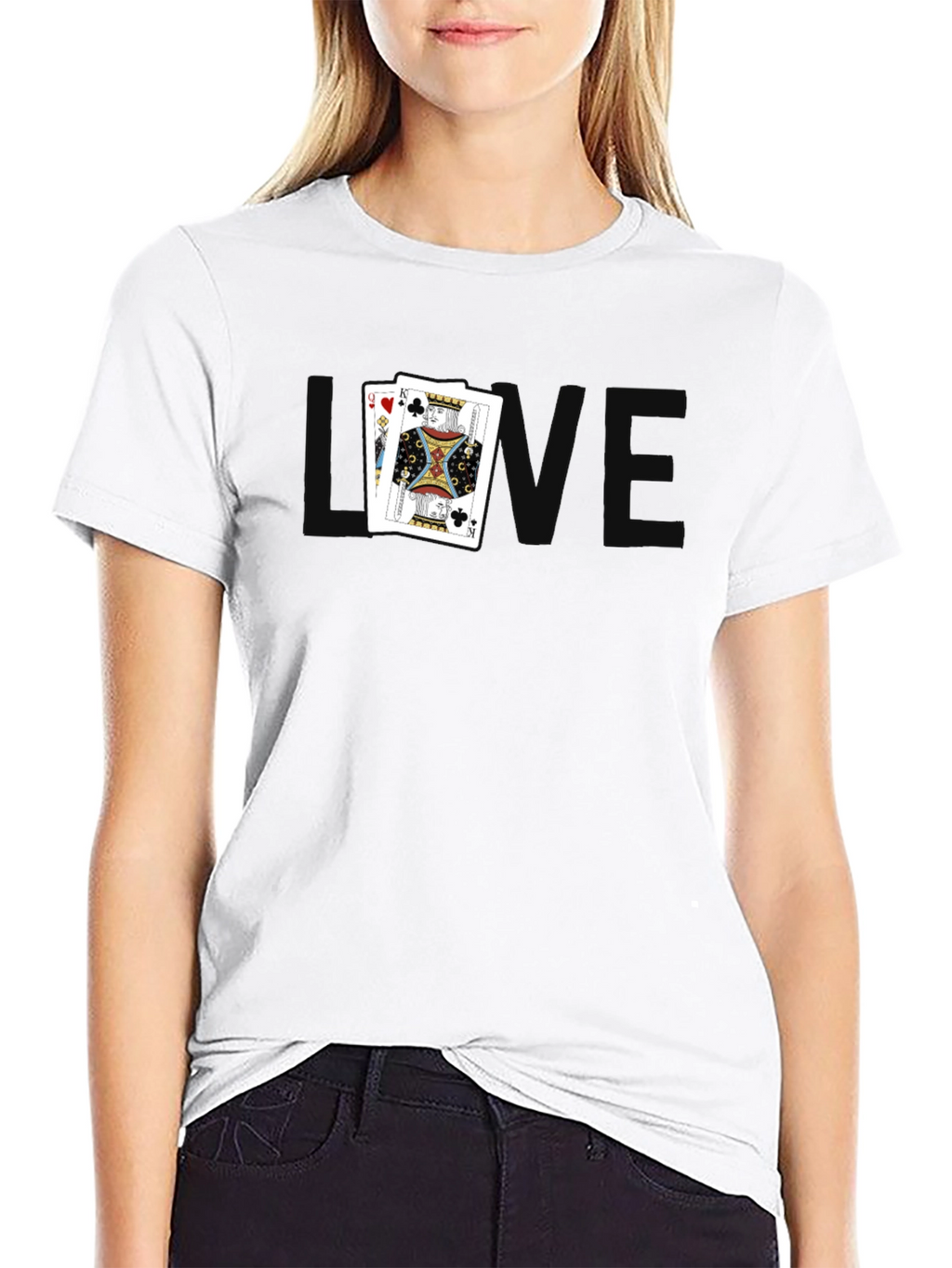King and Queen Card Graphic Tee