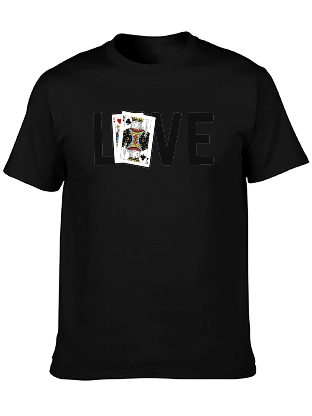 King and Queen Card Graphic Tee