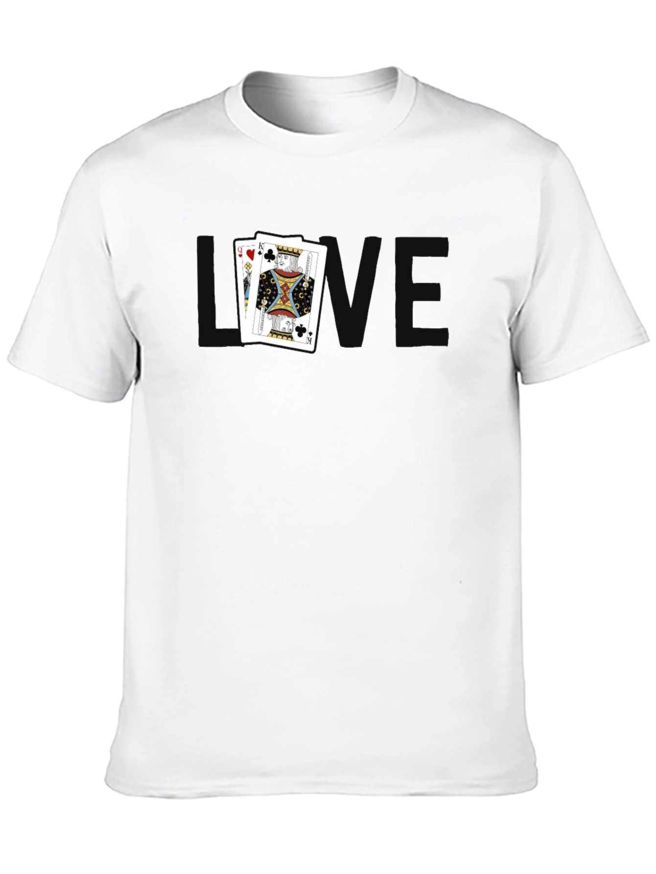 King and Queen Card Graphic Tee
