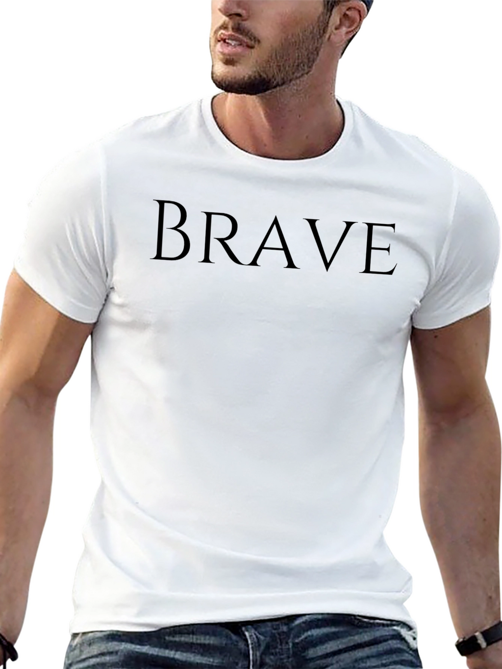 Brave Graphic Tee - Mens Black T-Shirt