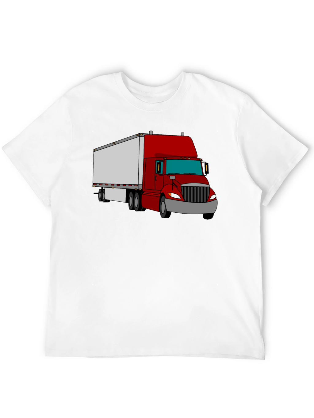 Truck Graphic Tee - Cool Black Cotton Shirt