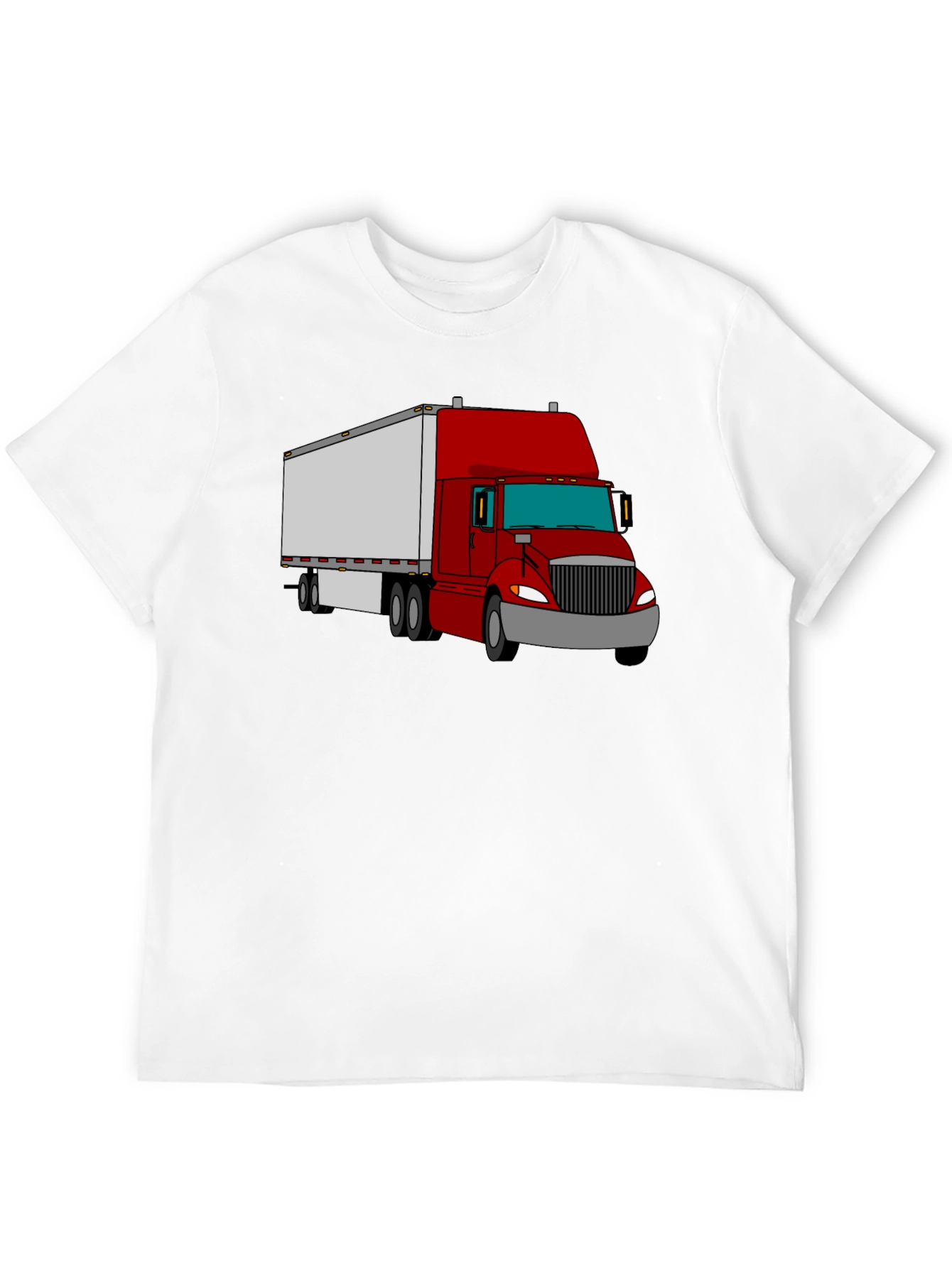 Truck Graphic Tee - Cool Black Cotton Shirt