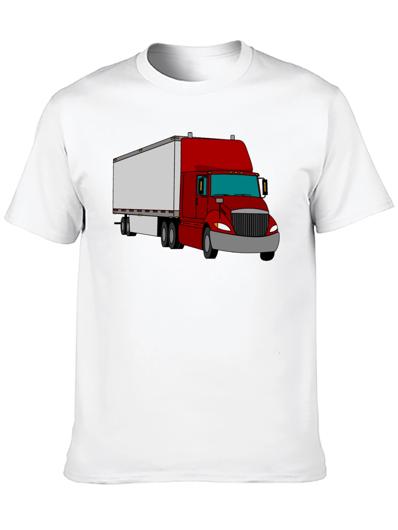 Truck Graphic Tee - Cool Black Cotton Shirt