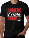 Gamers Gonna Game T-Shirt - Retro Gaming Tee