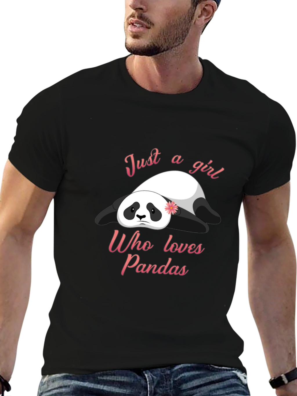 Panda Lover T-Shirt - Cute Girls Panda Graphic Tee