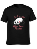 Panda Lover T-Shirt - Cute Girls Panda Graphic Tee