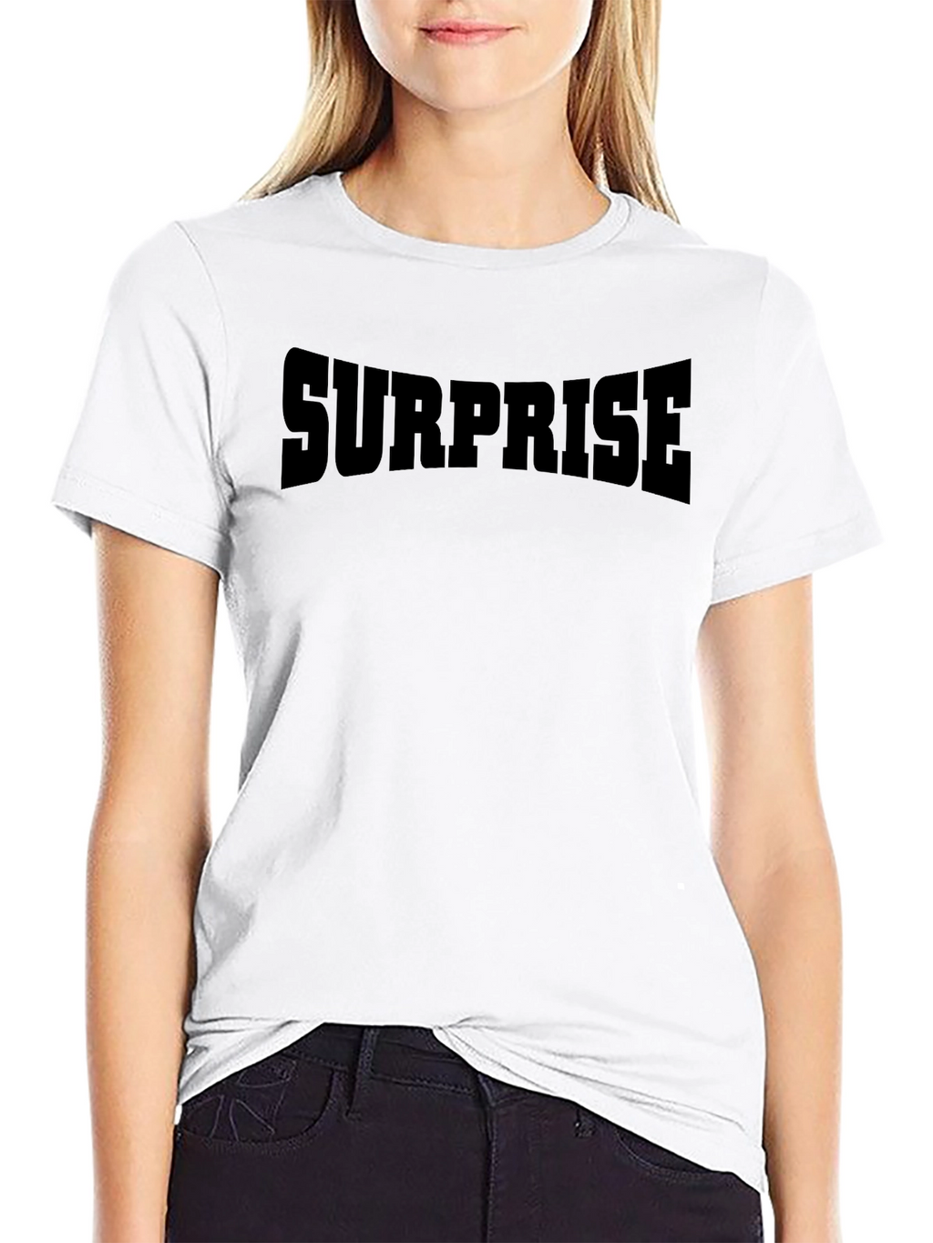 Surprise Graphic T-Shirt - Mens Black Tee