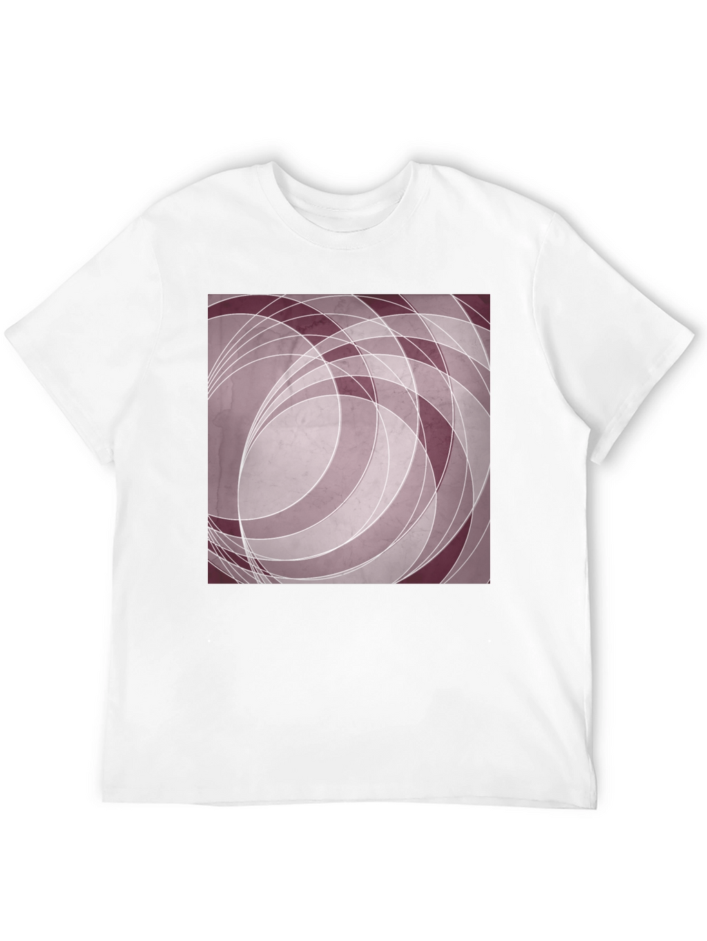 Abstract Geometric Circle Art T-Shirt