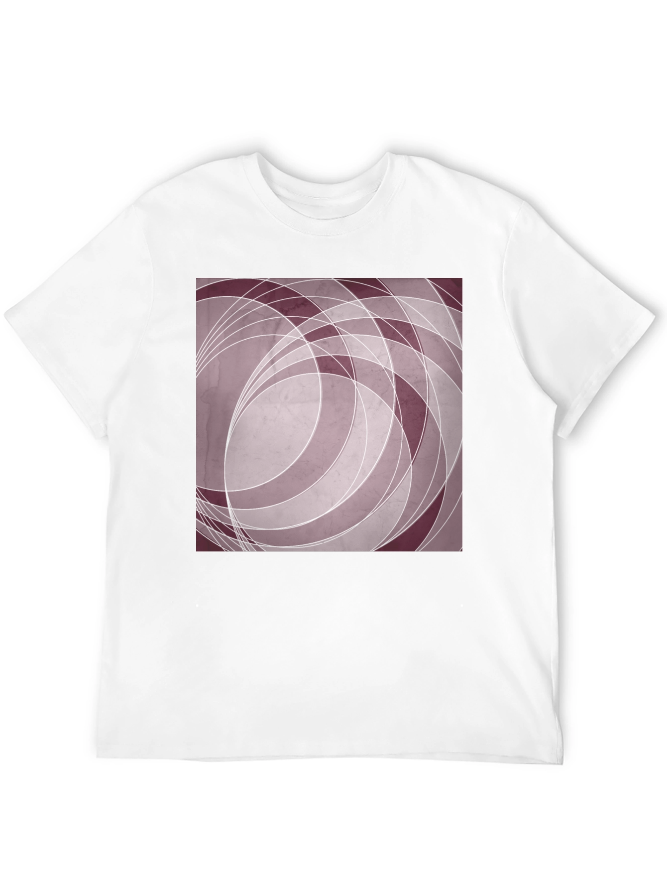 Abstract Geometric Circle Art T-Shirt