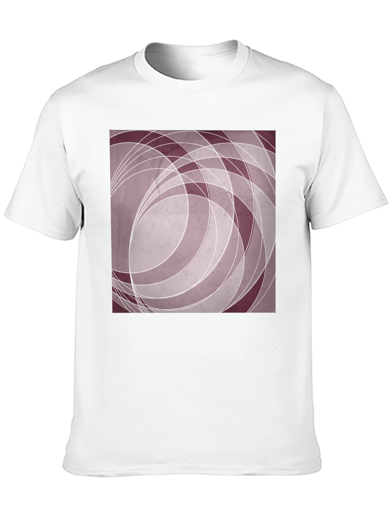 Abstract Geometric Circle Art T-Shirt