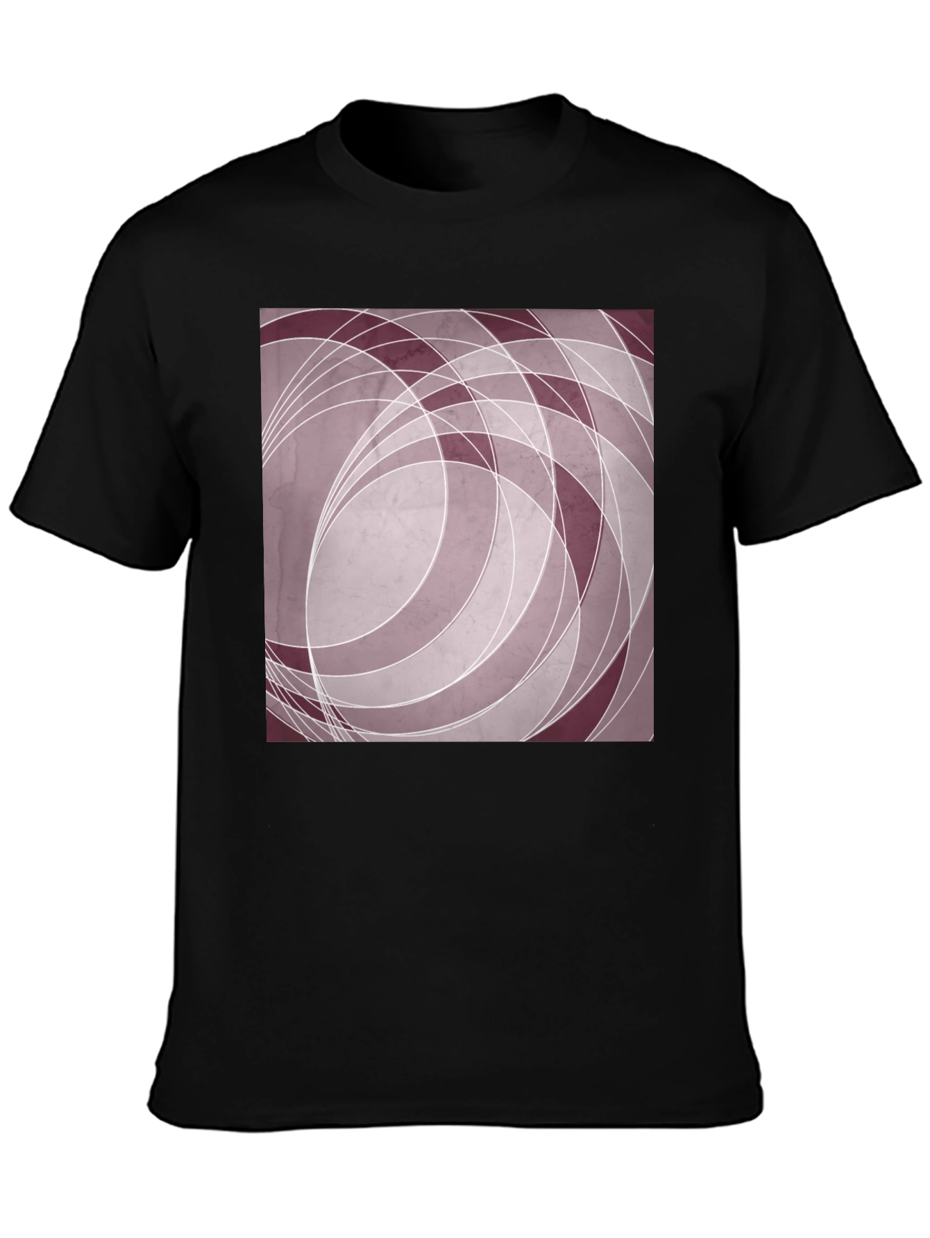Abstract Geometric Circle Art T-Shirt