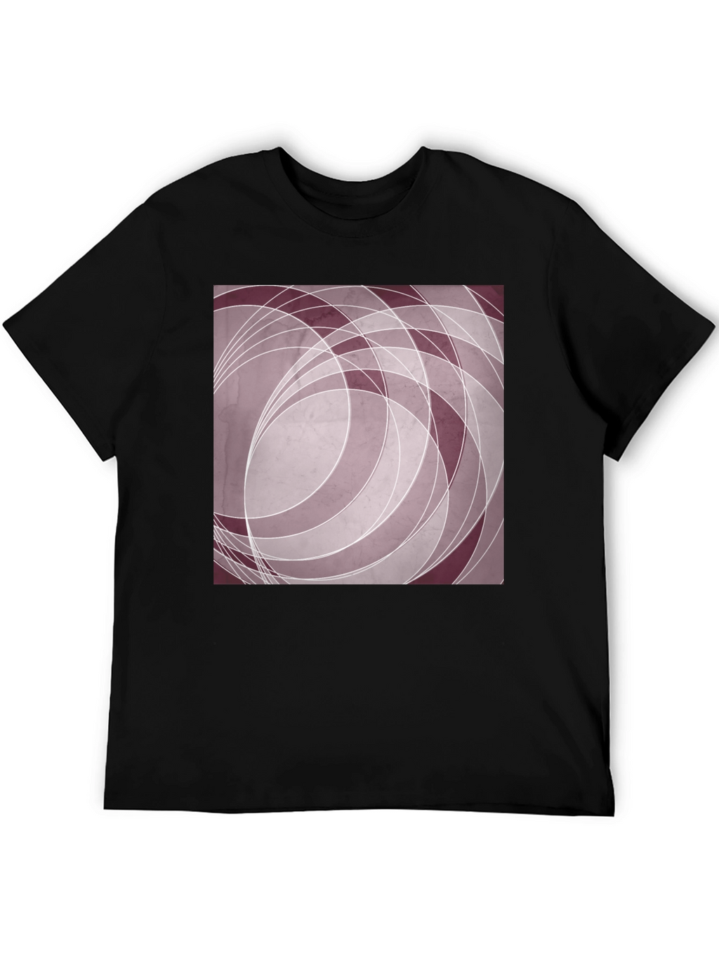 Abstract Geometric Circle Art T-Shirt