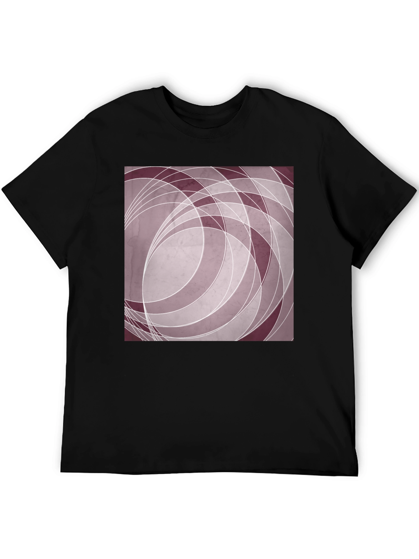 Abstract Geometric Circle Art T-Shirt