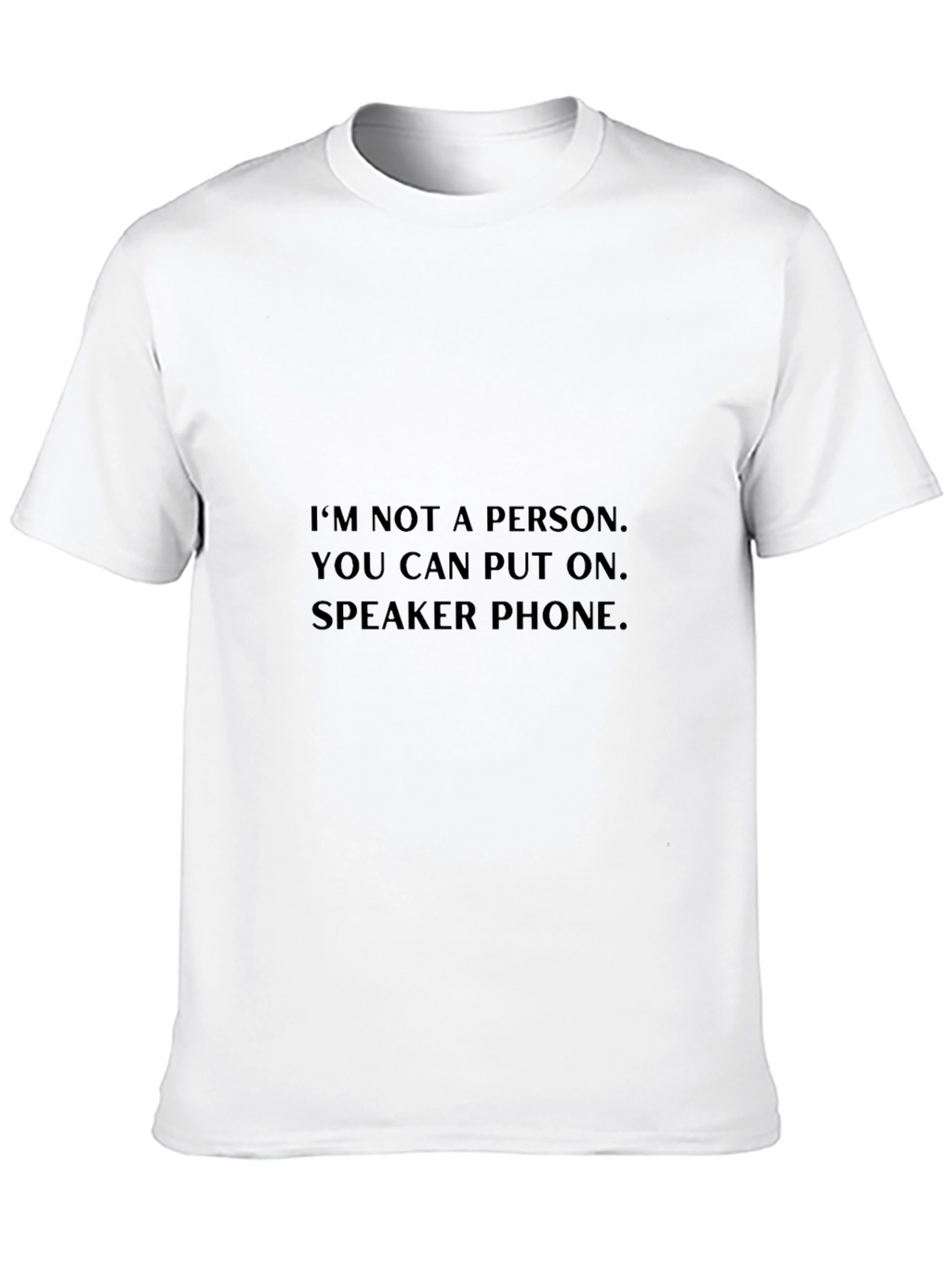 Speaker Phone Funny Graphic T-Shirt