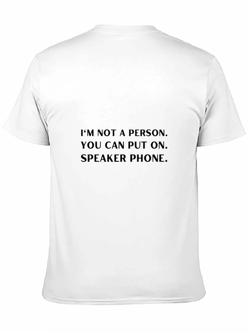 Speaker Phone Funny Graphic T-Shirt