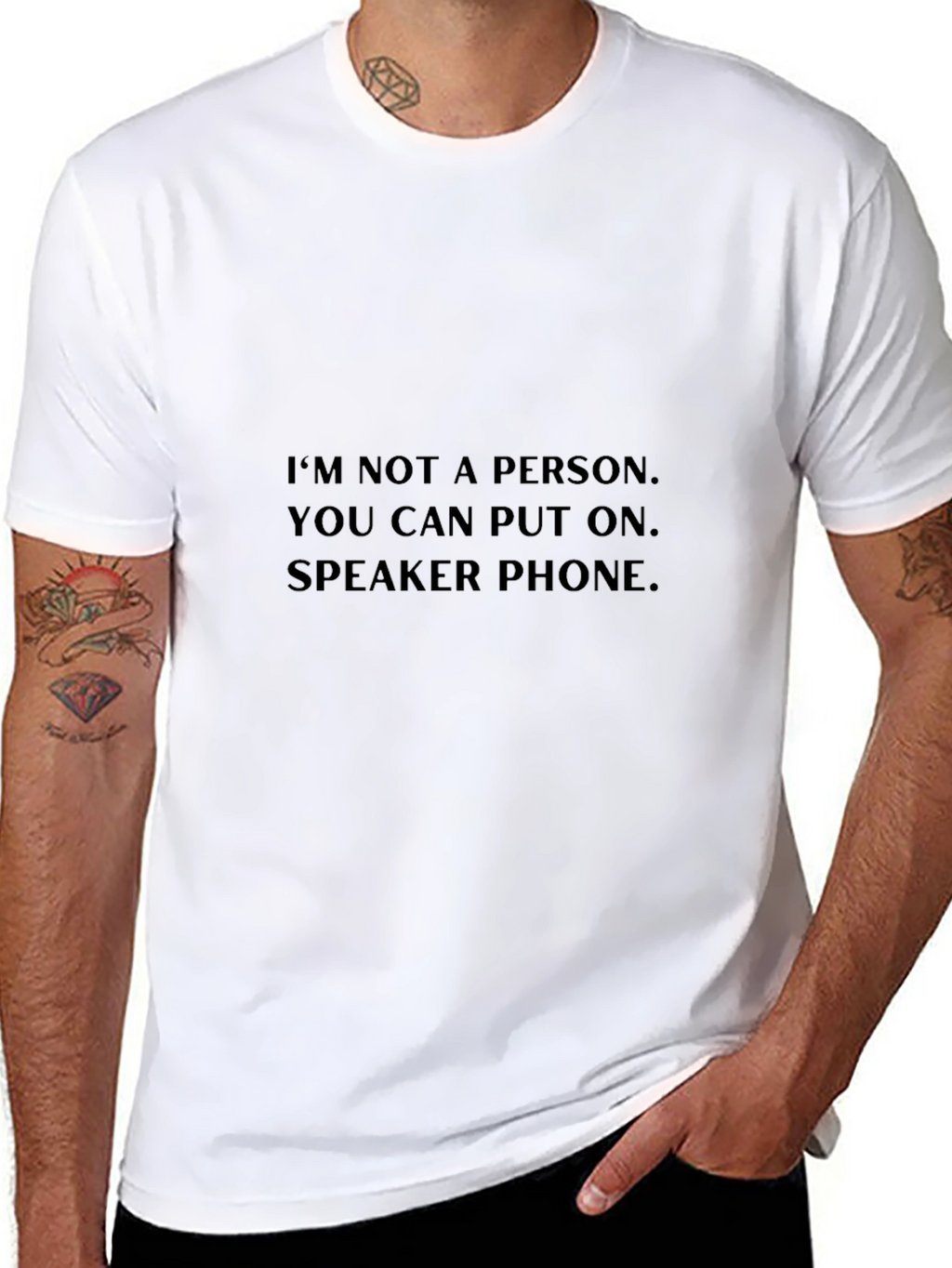 Speaker Phone Funny Graphic T-Shirt