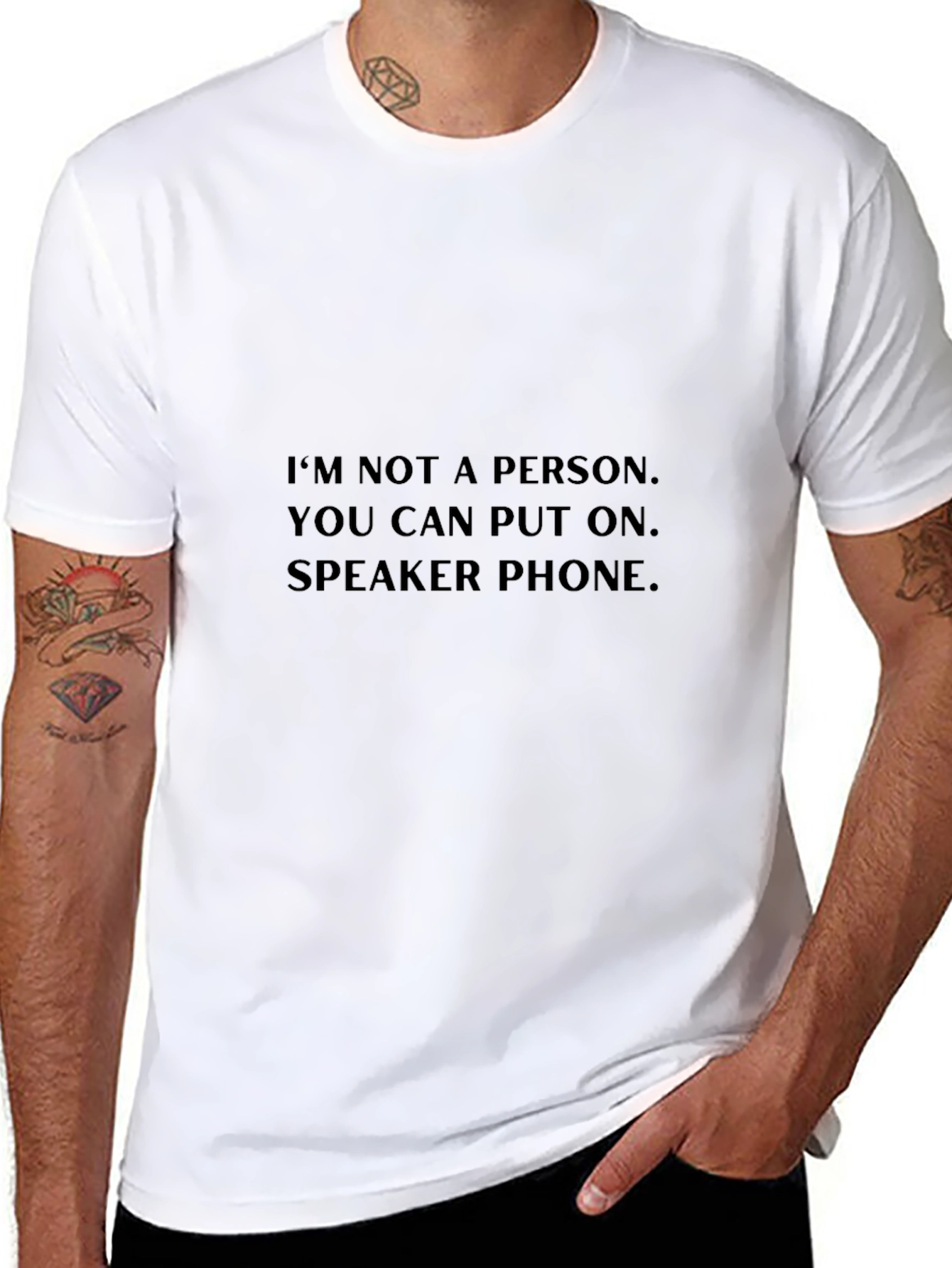 Speaker Phone Funny Graphic T-Shirt