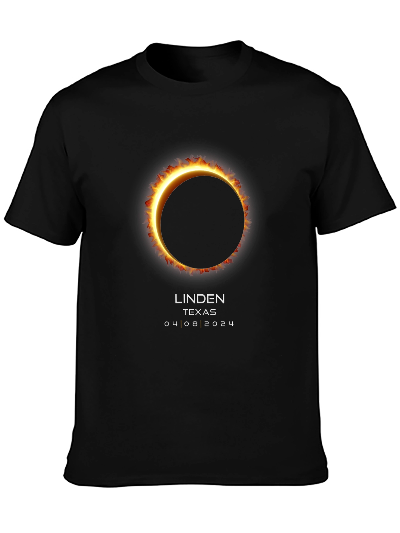 Linden Texas Eclipse 2024 T-Shirt