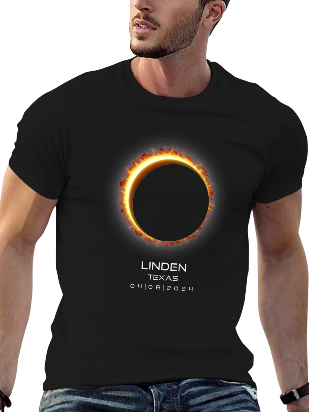 Linden Texas Eclipse 2024 T-Shirt