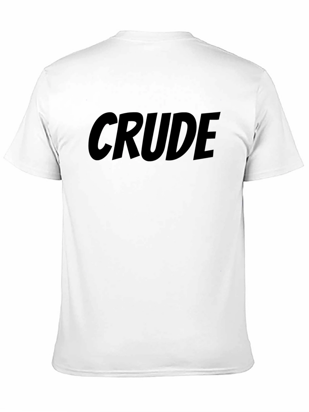 Crude Graphic Tee - Mens Black T-Shirt