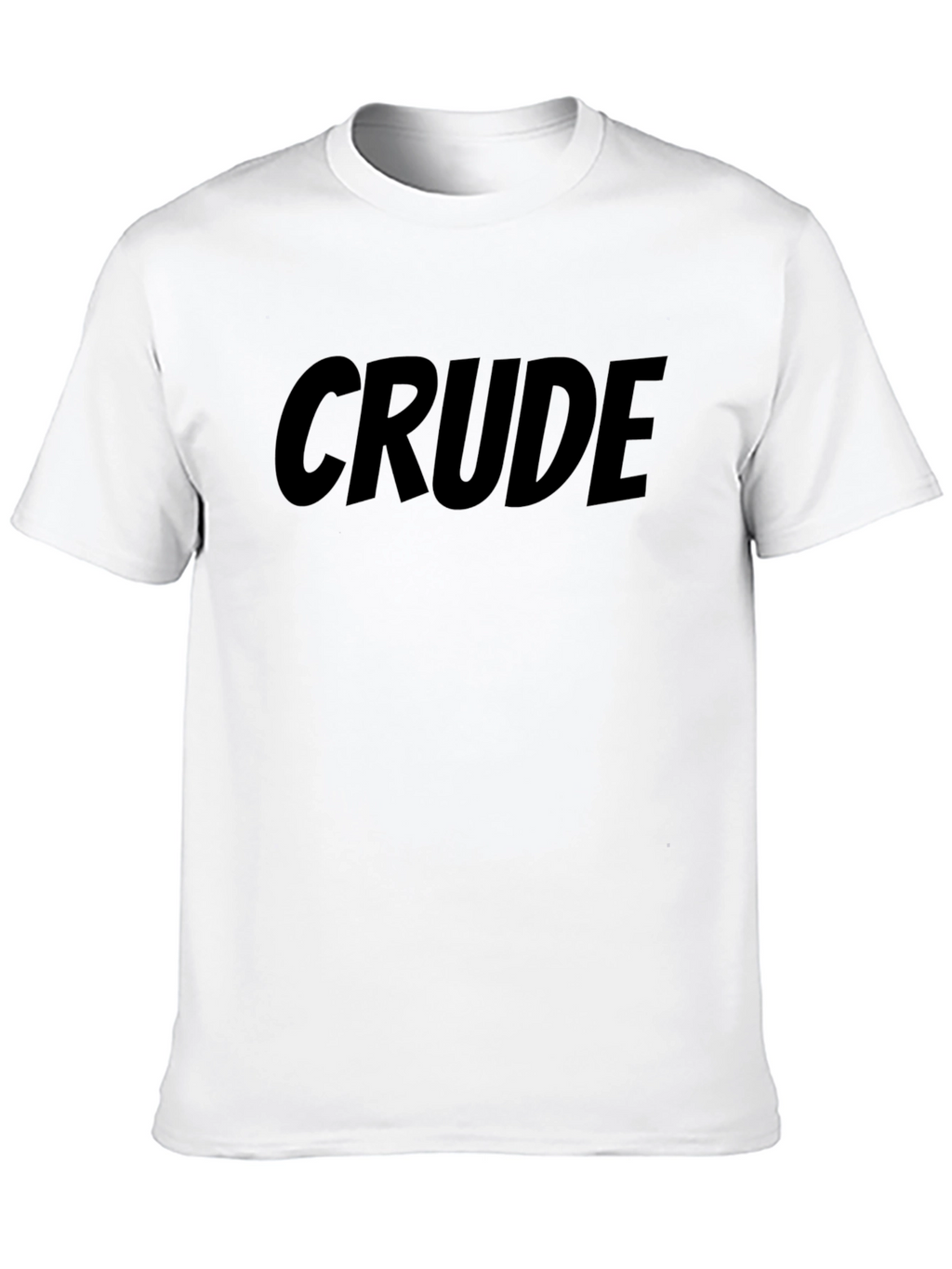 Crude Graphic Tee - Mens Black T-Shirt